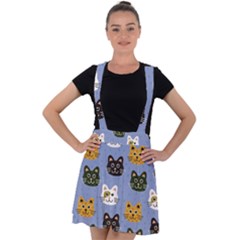 Cat Cat Background Animals Little Cat Pets Kittens Velvet Suspender Skater Skirt