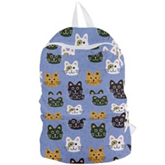 Cat Cat Background Animals Little Cat Pets Kittens Foldable Lightweight Backpack by Maspions