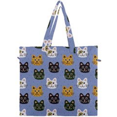 Cat Cat Background Animals Little Cat Pets Kittens Canvas Travel Bag