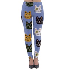 Cat Cat Background Animals Little Cat Pets Kittens Lightweight Velour Leggings