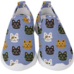 Cat Cat Background Animals Little Cat Pets Kittens Kids  Slip On Sneakers