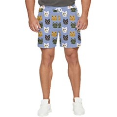 Cat Cat Background Animals Little Cat Pets Kittens Men s Runner Shorts