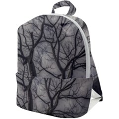 Landscape Forest Ceiba Tree, Guayaquil, Ecuador Zip Up Backpack by dflcprintsclothing