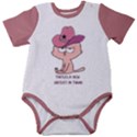 New Sheriff in Town Mauve Baby Short Sleeve Bodysuit View1