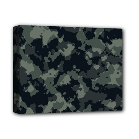 Camouflage, Pattern, Abstract, Background, Texture, Army Deluxe Canvas 14  X 11  (stretched) by nateshop