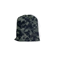 Camouflage, Pattern, Abstract, Background, Texture, Army Drawstring Pouch (small)