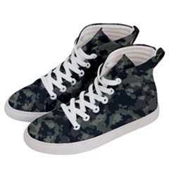 Camouflage, Pattern, Abstract, Background, Texture, Army Men s Hi-top Skate Sneakers by nateshop