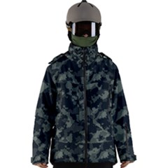 Camouflage, Pattern, Abstract, Background, Texture, Army Men s Zip Ski And Snowboard Waterproof Breathable Jacket by nateshop