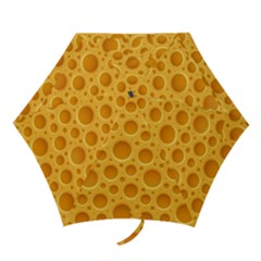 Cheese Texture Food Textures Mini Folding Umbrellas by nateshop