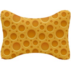 Cheese Texture Food Textures Seat Head Rest Cushion by nateshop