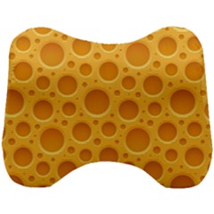 Cheese Texture Food Textures Head Support Cushion by nateshop