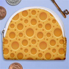 Cheese Texture Food Textures Horseshoe Style Canvas Pouch by nateshop