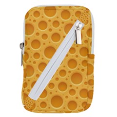 Cheese Texture Food Textures Belt Pouch Bag (small) by nateshop