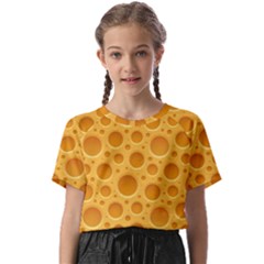 Cheese Texture Food Textures Kids  Basic T-shirt by nateshop