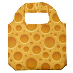 Cheese Texture Food Textures Premium Foldable Grocery Recycle Bag by nateshop