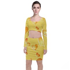 Cheese Texture, Macro, Food Textures, Slices Of Cheese Top And Skirt Sets by nateshop