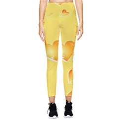 Cheese Texture, Macro, Food Textures, Slices Of Cheese Pocket Leggings  by nateshop