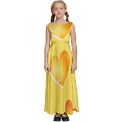 Cheese Texture, Macro, Food Textures, Slices Of Cheese Kids  Satin Sleeveless Maxi Dress by nateshop