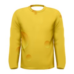 Cheese Texture, Yellow Backgronds, Food Textures, Slices Of Cheese Men s Long Sleeve T-shirt by nateshop