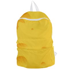 Cheese Texture, Yellow Backgronds, Food Textures, Slices Of Cheese Foldable Lightweight Backpack by nateshop