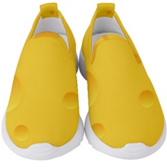 Cheese Texture, Yellow Backgronds, Food Textures, Slices Of Cheese Kids  Slip On Sneakers by nateshop