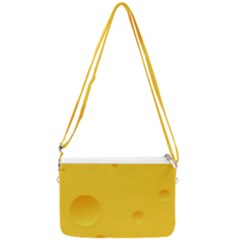 Cheese Texture, Yellow Backgronds, Food Textures, Slices Of Cheese Double Gusset Crossbody Bag by nateshop