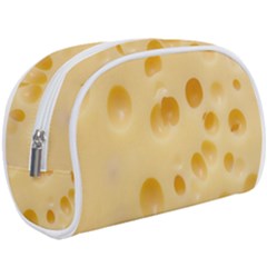 Cheese Texture, Yellow Cheese Background Make Up Case (large) by nateshop