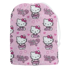 Cute Hello Kitty Collage, Cute Hello Kitty Drawstring Pouch (3xl) by nateshop