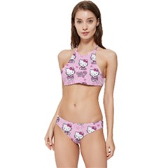 Cute Hello Kitty Collage, Cute Hello Kitty Banded Triangle Bikini Set by nateshop