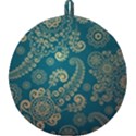 European Pattern, Blue, Desenho, Retro, Style Round Trivet View1