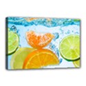 Fruits, Fruit, Lemon, Lime, Mandarin, Water, Orange Canvas 18  x 12  (Stretched) View1