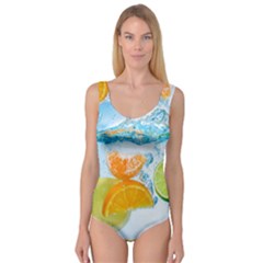 Fruits, Fruit, Lemon, Lime, Mandarin, Water, Orange Princess Tank Leotard  by nateshop