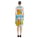 Fruits, Fruit, Lemon, Lime, Mandarin, Water, Orange Racerback Midi Dress View2