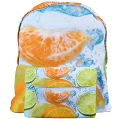 Fruits, Fruit, Lemon, Lime, Mandarin, Water, Orange Giant Full Print Backpack by nateshop