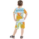 Fruits, Fruit, Lemon, Lime, Mandarin, Water, Orange Kids  T-Shirt and Shorts Set View2