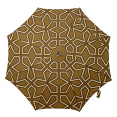 Gold Pattern Texture, Seamless Texture Hook Handle Umbrellas (medium) by nateshop