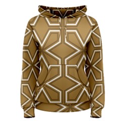 Gold Pattern Texture, Seamless Texture Women s Pullover Hoodie by nateshop