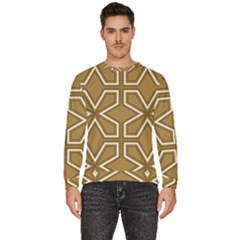 Gold Pattern Texture, Seamless Texture Men s Fleece Sweatshirt by nateshop