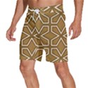 Gold Pattern Texture, Seamless Texture Men s Beach Shorts View2