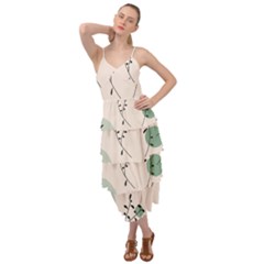 Plants Pattern Design Branches Branch Leaves Botanical Boho Bohemian Texture Drawing Circles Nature Layered Bottom Dress