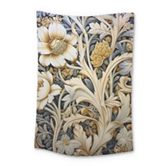 Flower Floral Pattern Floral Digital Spring Flora Botanical Blossom Bloom Vintage Small Tapestry