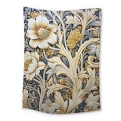 Flower Floral Pattern Floral Digital Spring Flora Botanical Blossom Bloom Vintage Medium Tapestry