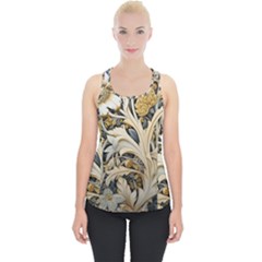 Flower Floral Pattern Floral Digital Spring Flora Botanical Blossom Bloom Vintage Piece Up Tank Top