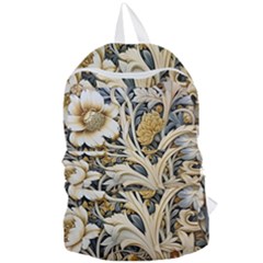 Flower Floral Pattern Floral Digital Spring Flora Botanical Blossom Bloom Vintage Foldable Lightweight Backpack by Maspions