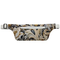 Flower Floral Pattern Floral Digital Spring Flora Botanical Blossom Bloom Vintage Active Waist Bag