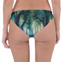 Trees Forest Mystical Forest Background Landscape Nature Reversible Hipster Bikini Bottoms View2