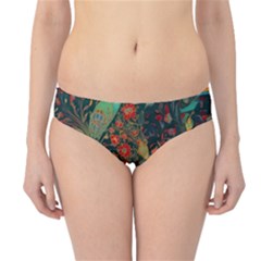 Flowers Trees Forest Mystical Forest Nature Background Landscape Hipster Bikini Bottoms by Maspions