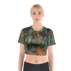 Flowers Trees Forest Mystical Forest Nature Background Landscape Cotton Crop Top