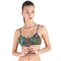 Flowers Trees Forest Mystical Forest Nature Background Landscape Tie Up Cut Bikini Top View1