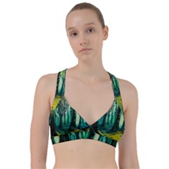 Trees Forest Mystical Forest Nature Junk Journal Landscape Nature Sweetheart Sports Bra